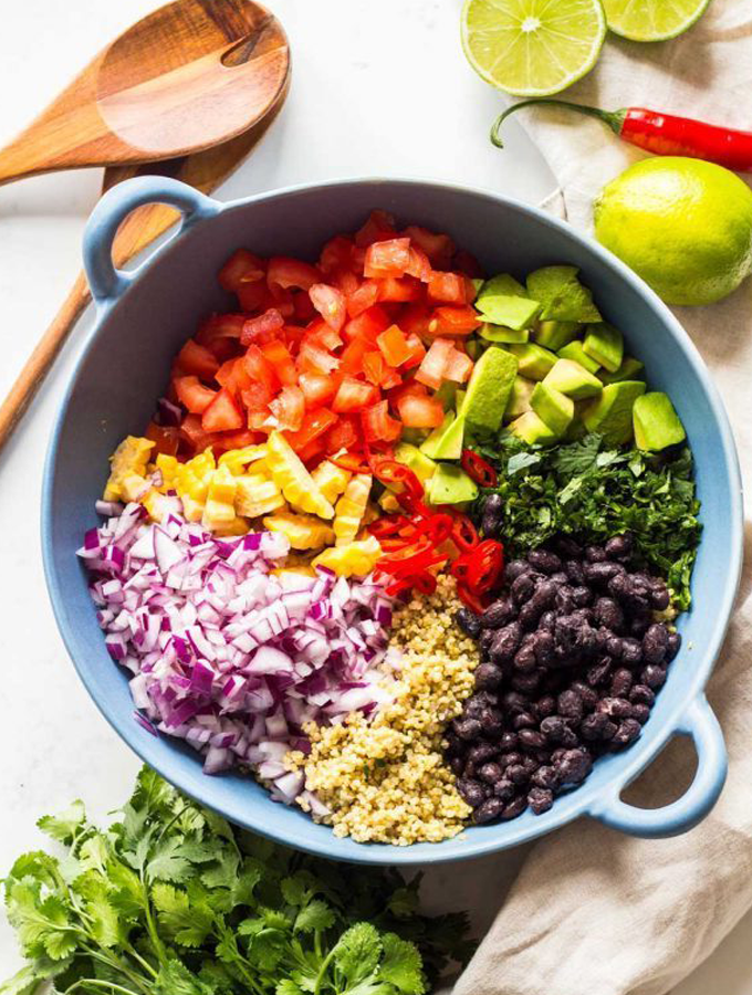 Vegan Mexican Quinoa Salad - Simplykitch