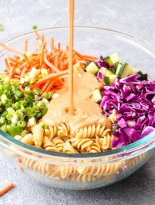 Protein Packed Thai Pasta Salad