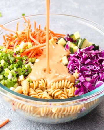 Protein Packed Thai Pasta Salad