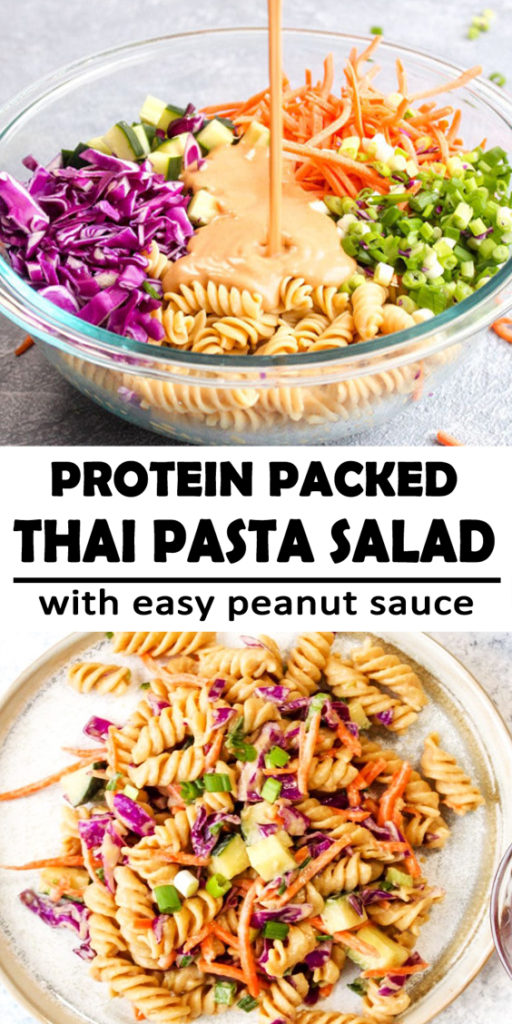 Protein Packed Thai Pasta Salad Recipe