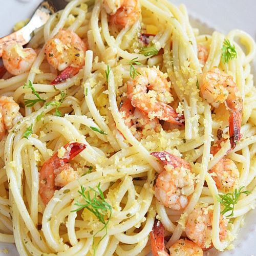 Shrimp Scampi Pasta - Simplykitch