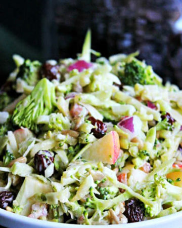 Vegan Apple Broccoli Salad