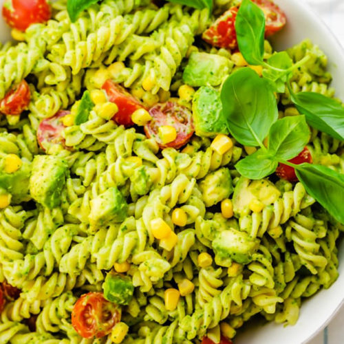 Creamy Avocado Pasta Salad - Simplykitch